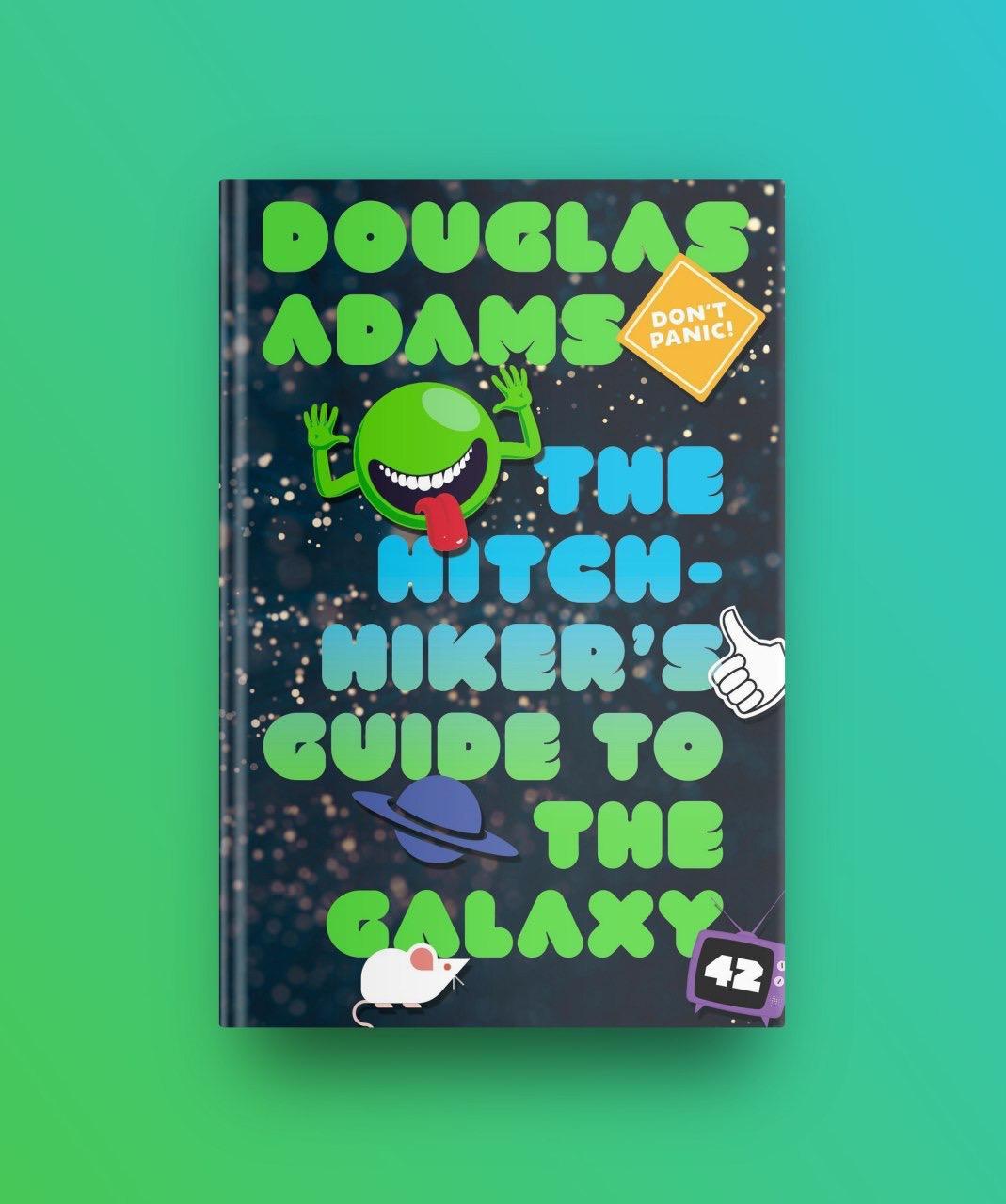 The Hitchhiker's Guide to the Galaxy Book by Douglas Adams