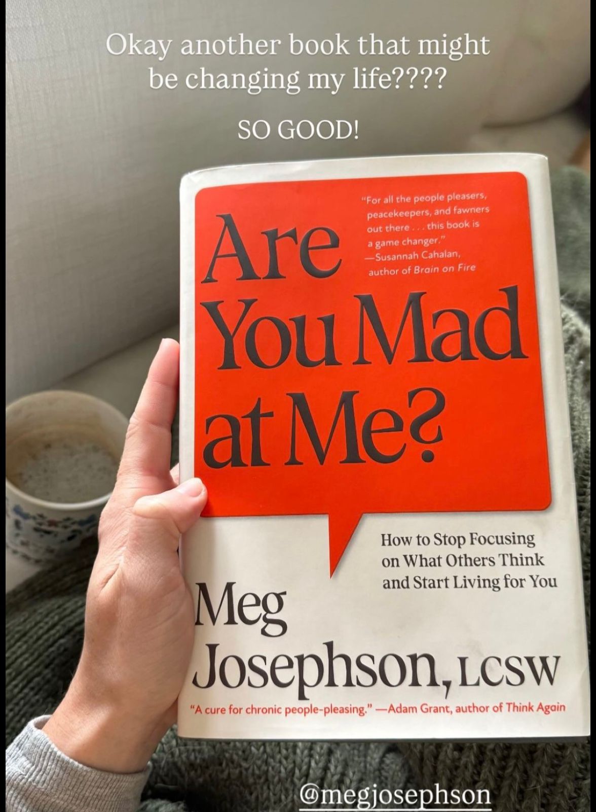 Are You Mad at Me? How to Stop Focusing on What Others Think and Start Living for You
Book by Meg Josephson