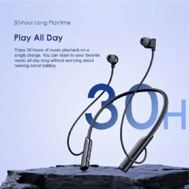 Oraimo Necklace Lite, Wireless Neckband Headphones with Call Vibration, Dual Device Connection, Noise Reduction & IPX4 Waterproof Design