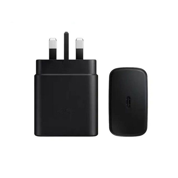 Samsung Black 45W Super Fast Charger Adapter/Header, Compatible with All Type-C Devices, for c to c cable