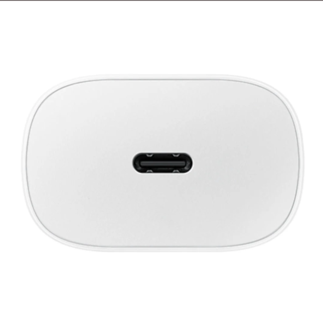 Samsung White 45W Super Fast Charger Adapter/Header, Compatible with All Type-C Devices, for c to c cable