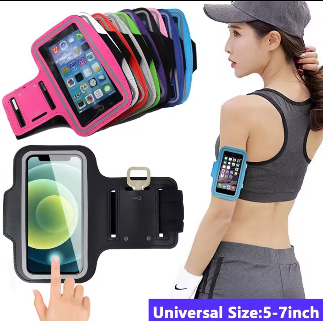 Arm band phone accessories holder