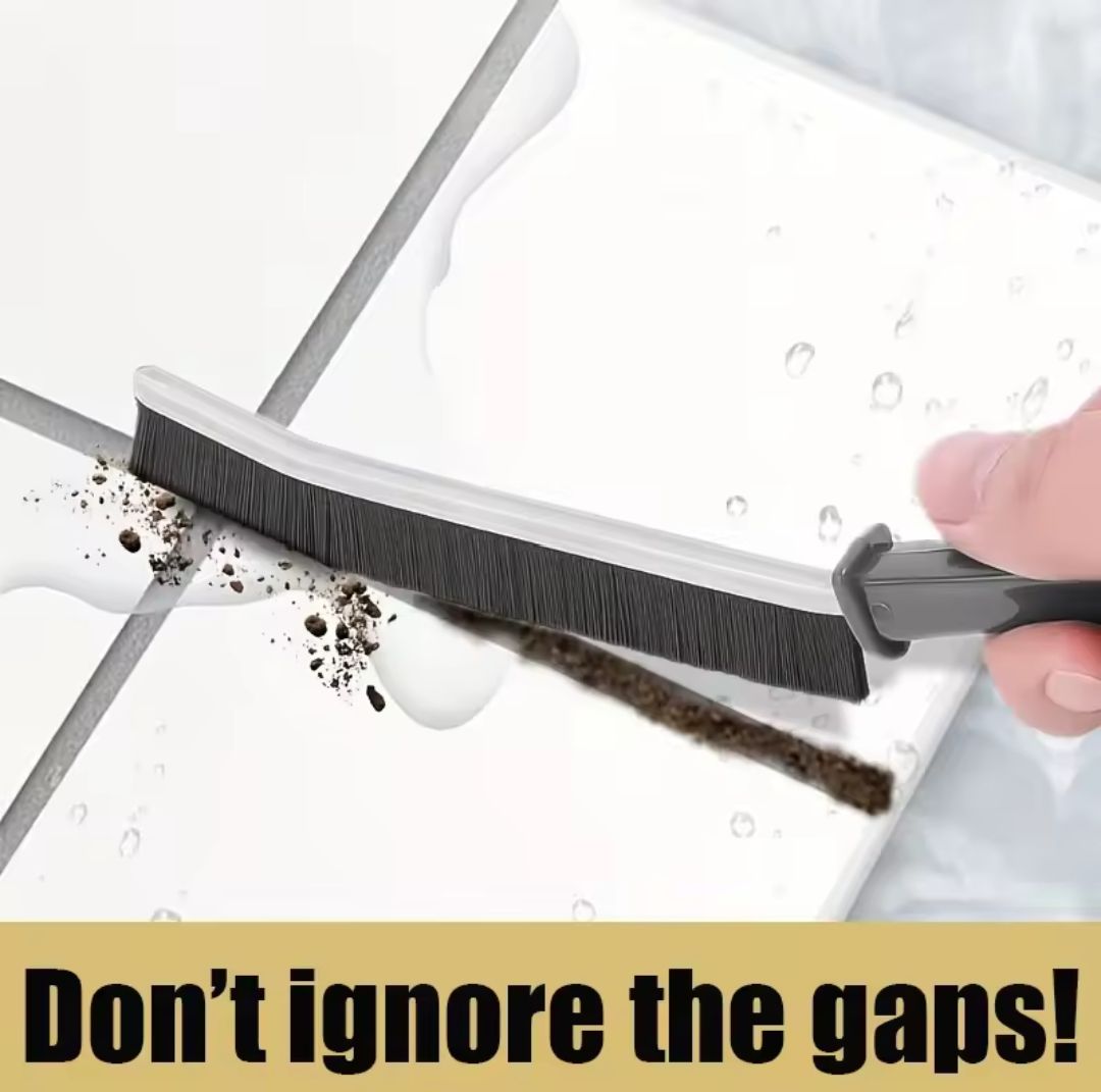 Grout gap cleaning brush durable kitchen toilet tile joints dead angle hard bristle corner cleaner brush