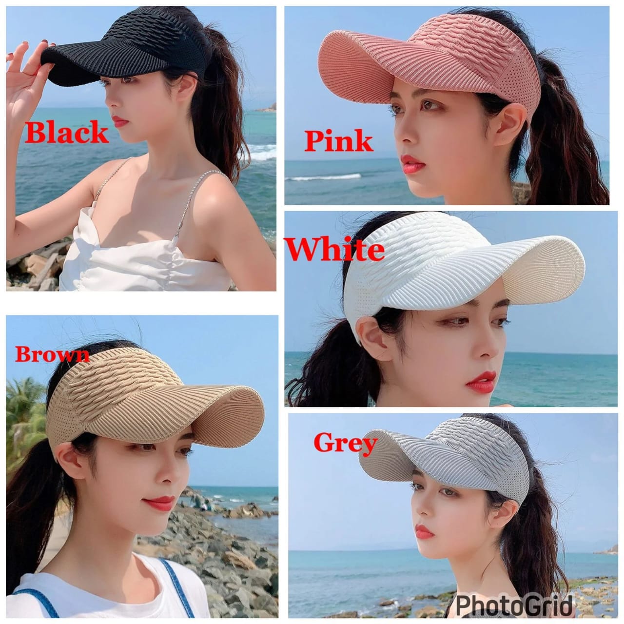 New high quality Women Anti-UV Sun Hats  Breathable Adjustable Empty Top Visor Caps for Men Tennis Golf Running Travel Beach Sport Outdoor Hat