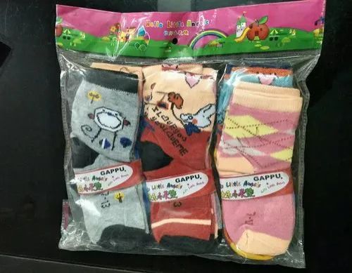 12 Pairs/ 1 Dozen Kids Socks For Ages 1-3 Years Multicolor