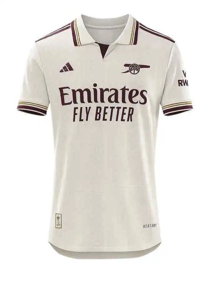 Arsenal white Away Kit White 25/26 New Season Original Player version jersey