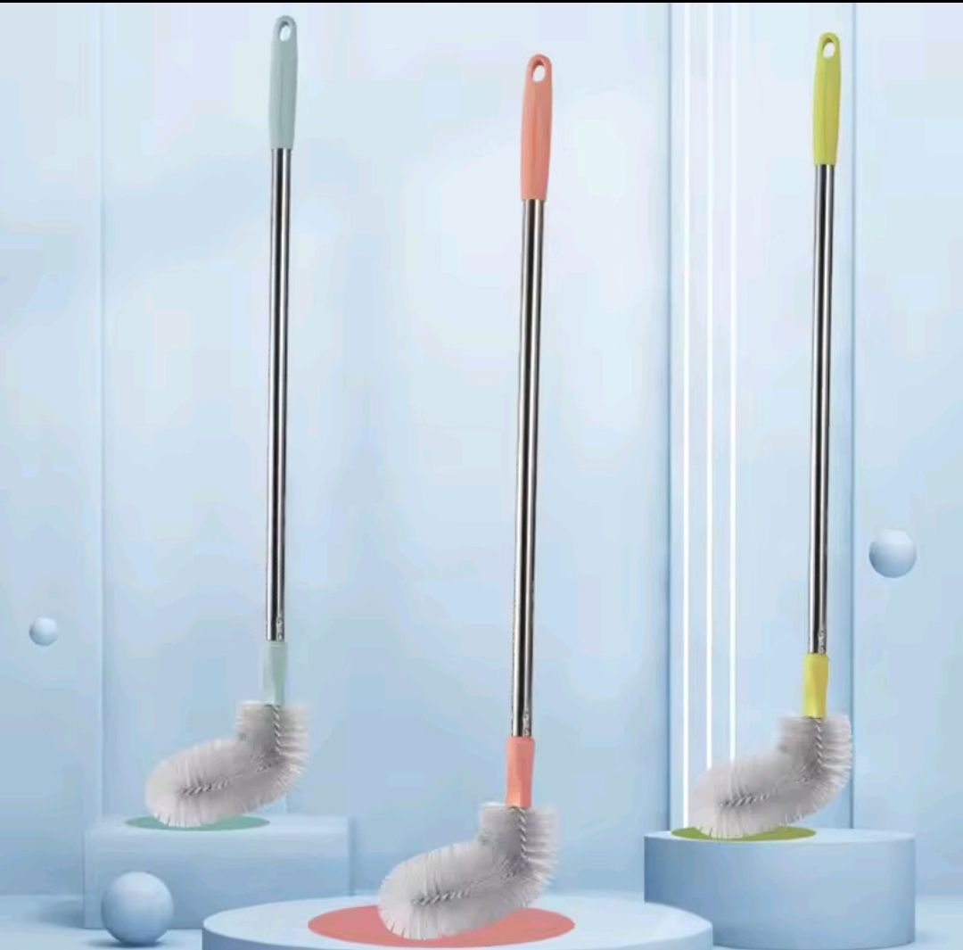 strong quality  Long Cleaning Brush For Water Dispenser Bottle L- Shaped Barrel Magic Brush Gallon Cleaning Bottle Brush, this kitchen scrub brush can clean the narrow areas.