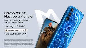 BRAND NEW!! Samsung Galaxy M35 5G, 6.6", 128GB + 8GB RAM (Dual SIM), 6000mAh, blue