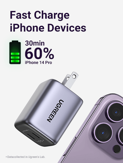 Ugreen Nexode 45W GaN Fast Charger - Dual USB C Ports