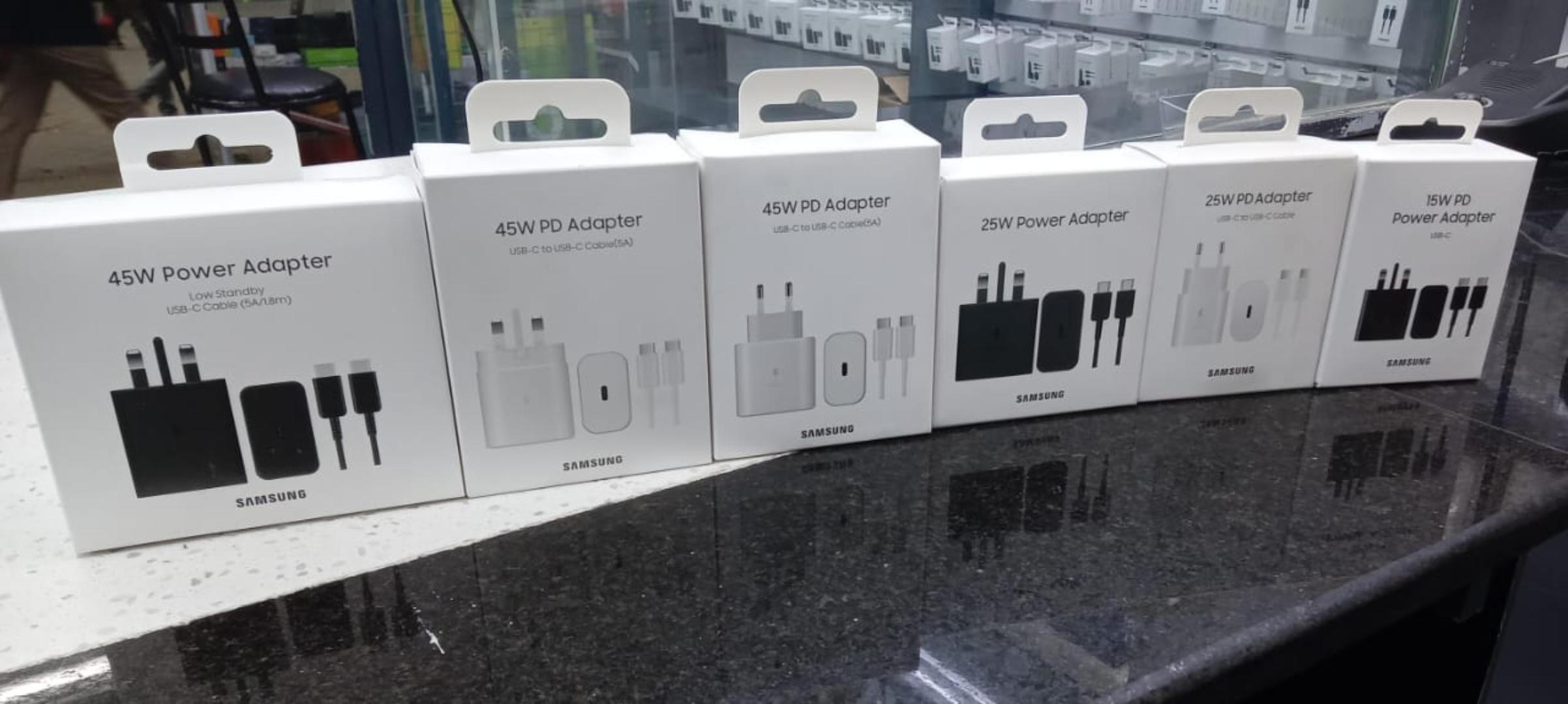 Samsung 45W Super Fast USB-C Travel Wall Charger Adapter with Type-C to Type-C Cable for Fast Charging Compatible with Samsung Galaxy Smartphones, Tablets, and USB-C Devices