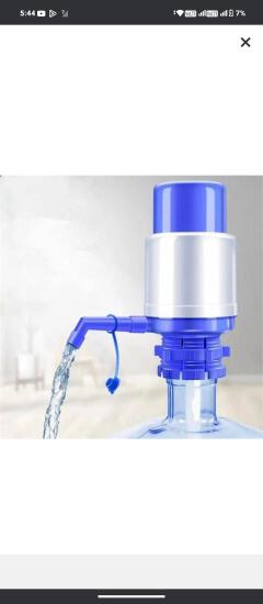 High-Quality Manual Hand Press Water Dispenser Pump for 5L–20L Bottles – No Spill, No Electricity Needed – Ideal for Home, Office, Travel, and Outdoor Use