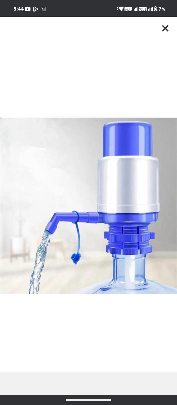 High-Quality Manual Hand Press Water Dispenser Pump for 5L–20L Bottles – No Spill, No Electricity Needed – Ideal for Home, Office, Travel, and Outdoor Use