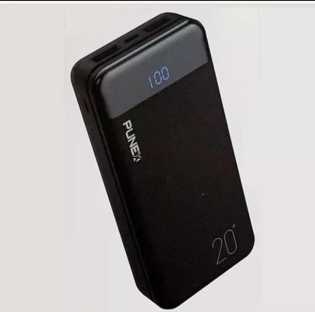 PUNEX 20000mAh Power Bank JY-609 with Built-in Cables & LED Display – Fast Charging Portable Charger