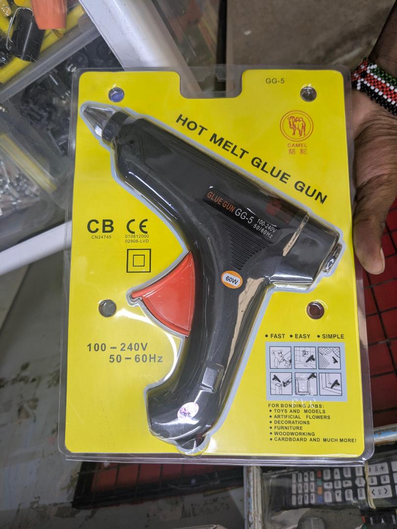 Hot Melt Glue Gun 60W – Multi-Purpose Electric Glue Gun (100-240V)