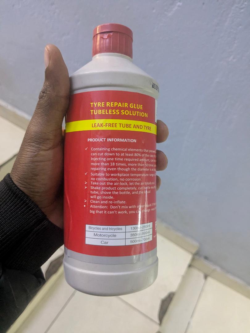 Universal Tyre Repair Glue – Tubeless Tyre Sealant Solution for Bicycles, Motorcycles & Cars (Leak-Proof Sealant)