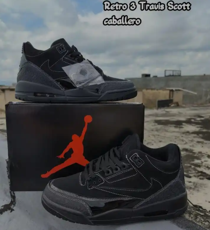 FASHION AIR JORDAN 3 BLACK CATS J3
