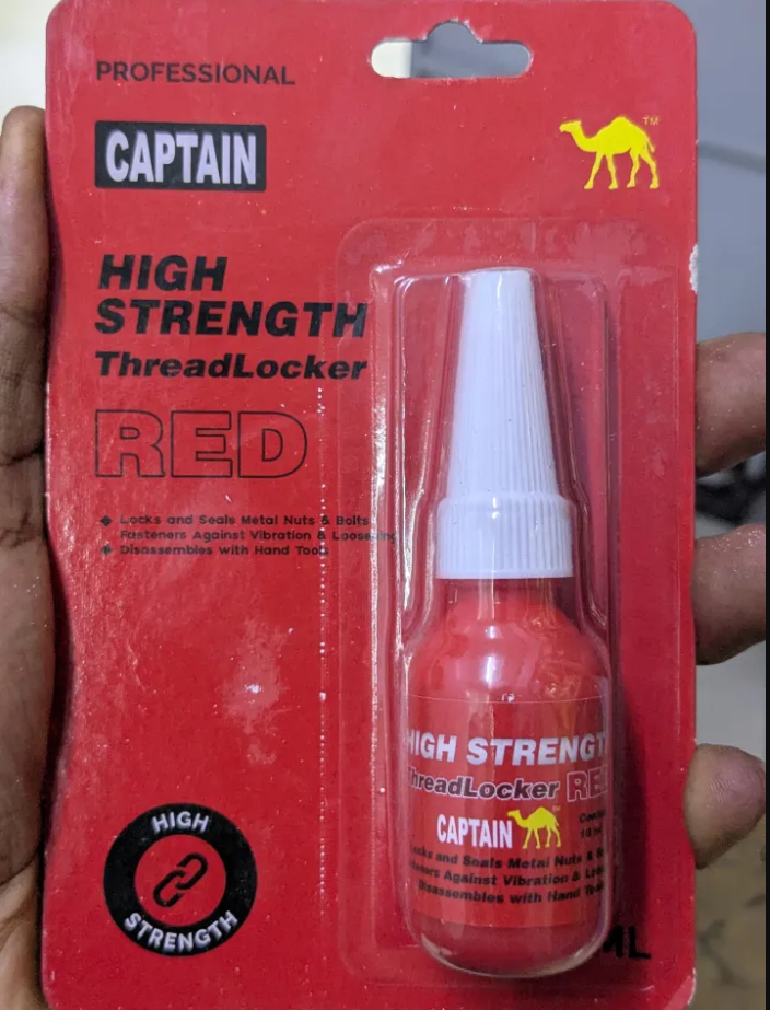 Thread Lock Glue for Nuts, Bolts, & Fasteners, Medium Strength Screw Glue to Prevent Loosening & Corrosion