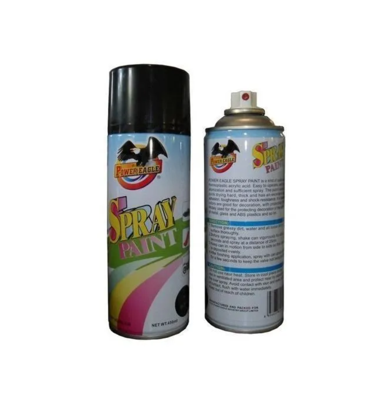 450ML Multi-Color Spray Paint – Black, Silver, Gold, Yellow, White, Red, Green, Pink, Blue – Quick-Dry for DIY, Art & Home Use