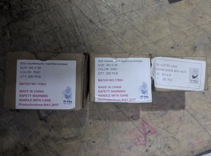 GypsumScrews/Machine Screws/Self Tapping Screws (BOX 200 PCS)