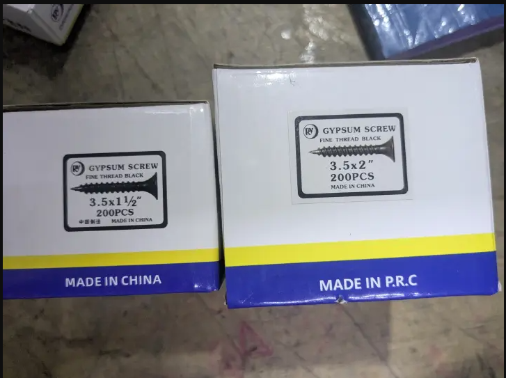 GypsumScrews/Machine Screws/Self Tapping Screws (BOX 200 PCS)
