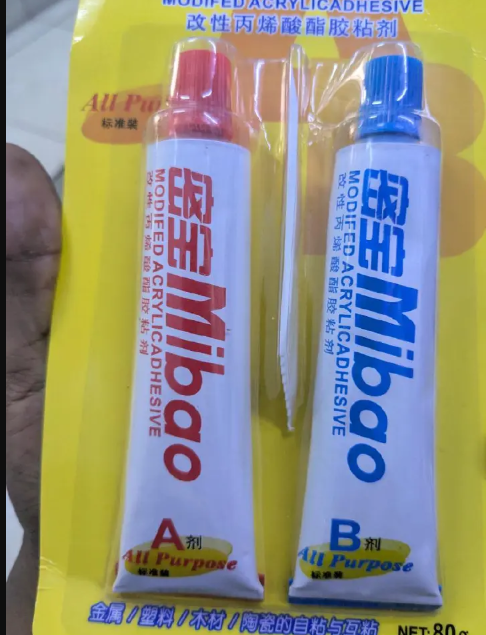 Mibao Araldite Modified Acrylic Adhesive (AB Glue) (65-80 ML) (80G)