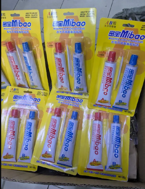 Mibao Araldite Modified Acrylic Adhesive (AB Glue) (65-80 ML) (80G)