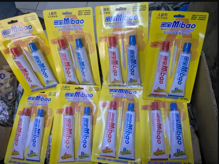 Mibao Araldite Modified Acrylic Adhesive (AB Glue) (65-80 ML) (80G)