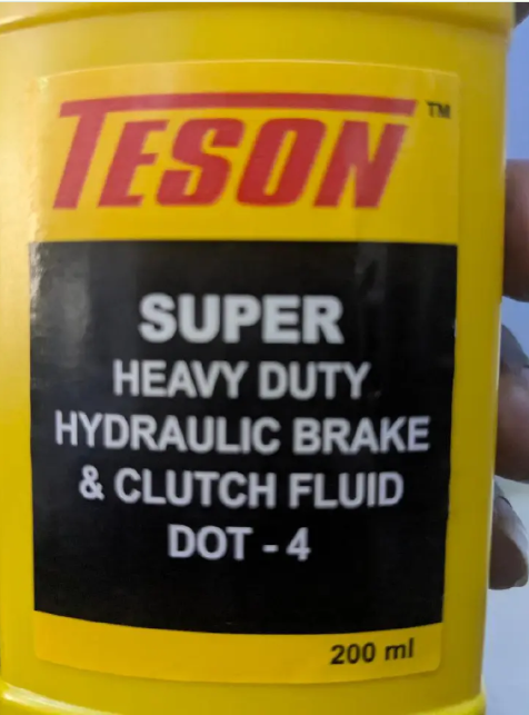 TESON Super Heavy Duty Hydraulic Brake & Clutch Fluid DOT-4. (200ML)