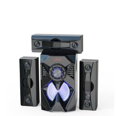 Sinatech ST-6301 3.1CH 20000W PMPO SUBWOOFER SPEAKER SYSTEM BLUETOOTH/FM/SB/USB - BLAC