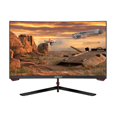 Brand New DAHUA E230C 27 Inch FHD  1920x1080 Curved Gaming Monitor 1500R curvatur 165Hz Refresh rate 5ms  response time  Adaptive sync  250 nits Brightness 1 year warranty + Display Cable