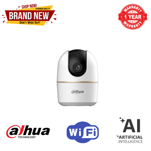 DAHUA DH-H5A HERO A1 5MP Indoor Fixed-focal Wi-Fi Pan/Tilt Network RJ45 Ethernet & wifi connectivity DMSS mobile software Micro SD card up to 256 GB built in Mic & Speakers  AI human & pet detection
