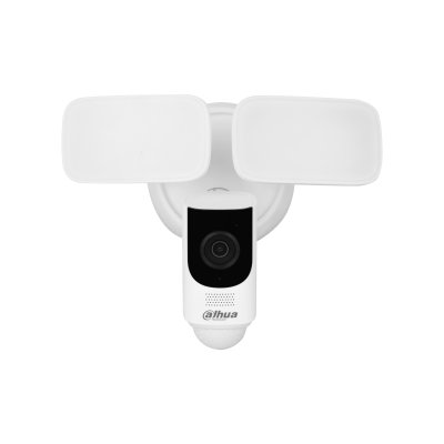 DAHUA DH-IPC-WL46A FLOODLIGHT 4MP Fixed-focal Floodlight Network Camera wifi connectivity DMSS management software FTP Micro SD card Built-in microphone and speaker  AI human/Vehicle detection