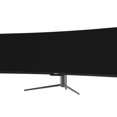 Dahua 49" DQHD Gaming Monitor 32:9 ultra-wide screen 1800R curvature 99% sRGB and 85% NTSC 120HZ Refresh Rate USB-C port 65 W power output RJ-45 port DP 1.4 (5120 × 1440@120 Hz) HDMI 2.1 TMDS