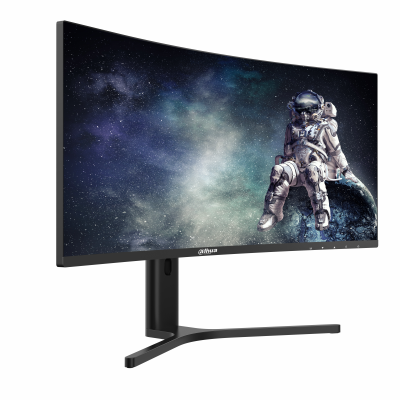 Dahua 34" WQHD Gaming Monitor 3440 × 1440p Resolution(2K) 200HZ Refresh Rate 1500R exquisite curvature 120% sRGB, 85% NTSC, 85% DCI-P3, 85% Adobe RGB Adaptive sync 1ms Response Time