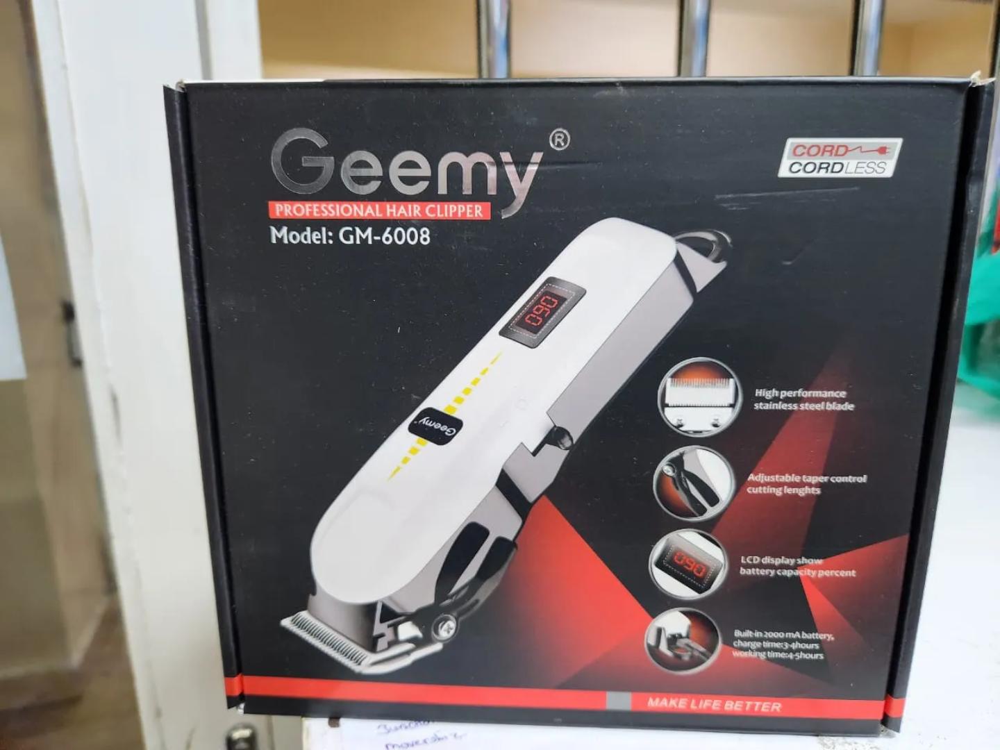 Geemy GM-6008 Rechargeable Cordless Shaving Machine Hair Clipper Kinyozi/Geemy GM-6008 Rechargeable Cordless Shaving Machine Hair Clipper