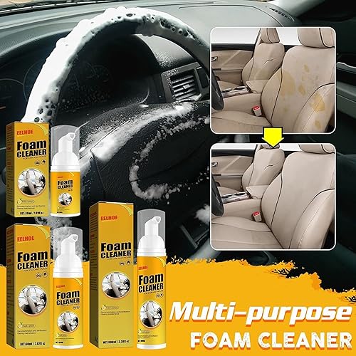 Foam cleaner 100mls multipurpose,Multi-purpose foam cleaner: Multi-purpose foam cleaner can effectively remove grease, dirt, stubborn stains, nourish the surface and keep it clean and fresh.