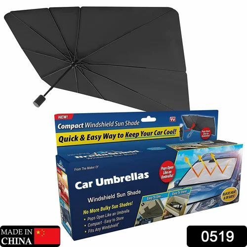 WINDSCREEN COVER CAR DASHBOARD UMBRELLA SUNVISOR CAR WINDSHIELD SUN SHADE UV RAYS AND HEAT SUN VISOR PROTECTOR FOLDABLE REFLECTOR UMBRELLA BRELLA SHIELD