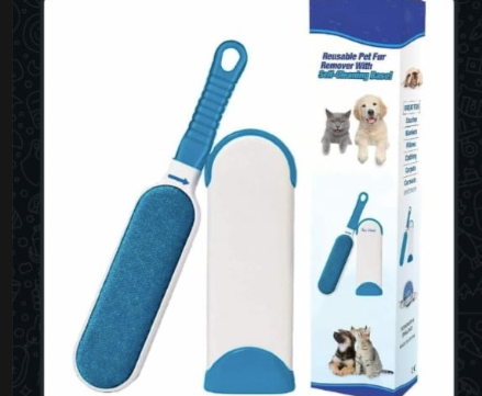 Multi-Purpose Double Sided Self-Cleaning And Reusable Lint /Pet Fur Remover Clean Clothing, Furniture, Home Clean Brush