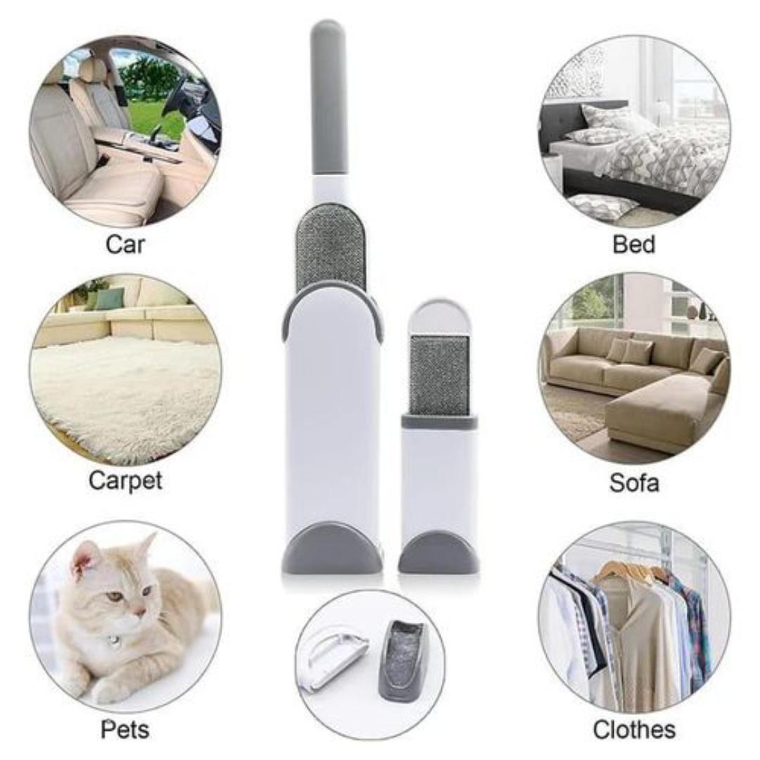 Multi-Purpose Double Sided Self-Cleaning And Reusable Lint /Pet Fur Remover Clean Clothing, Furniture, Home Clean Brush