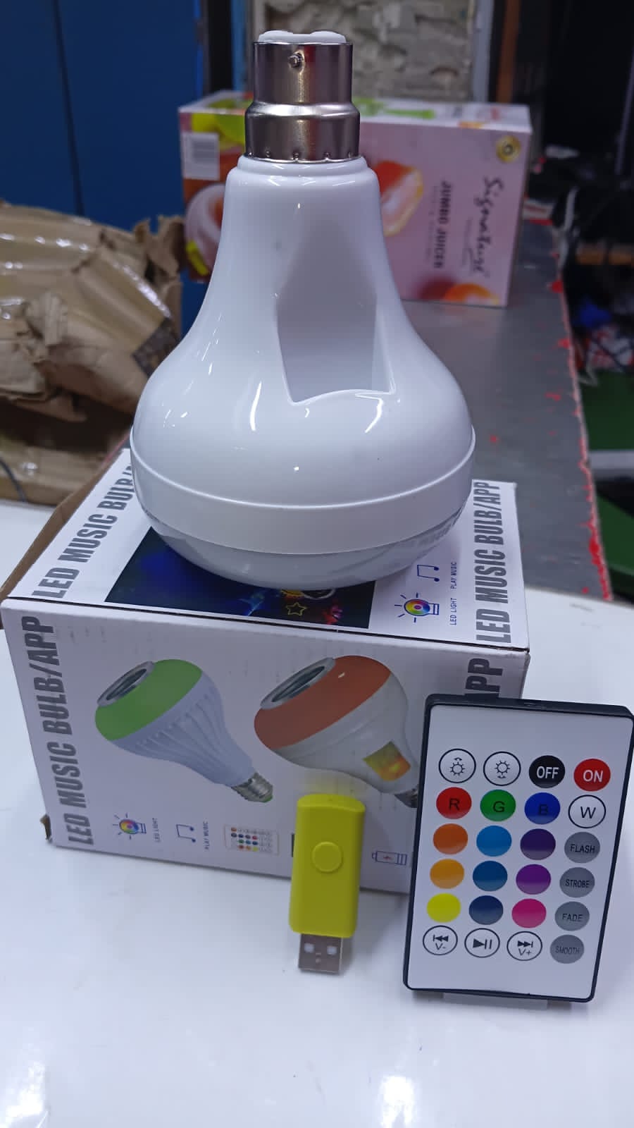 Led music bulb Bluetoothworld & Technology Bluetooth Music LED Bulb Multi Color Speaker