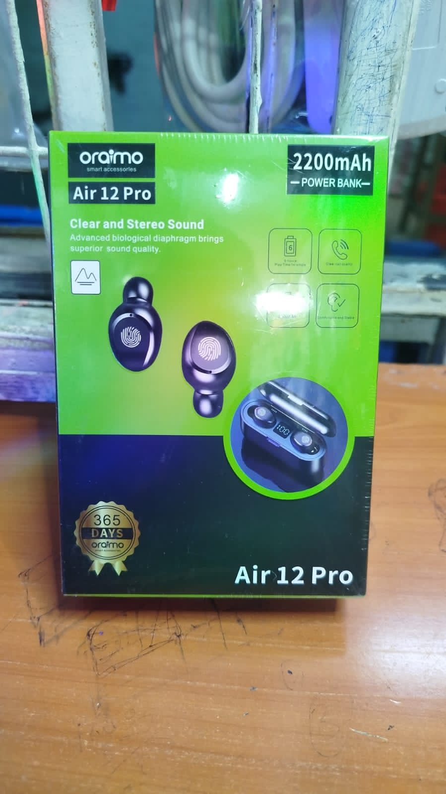 Air 12 pro pods Oraimo Air Pro Wireless Airpods, Bluetooth 5.3 Headphones In Ear,