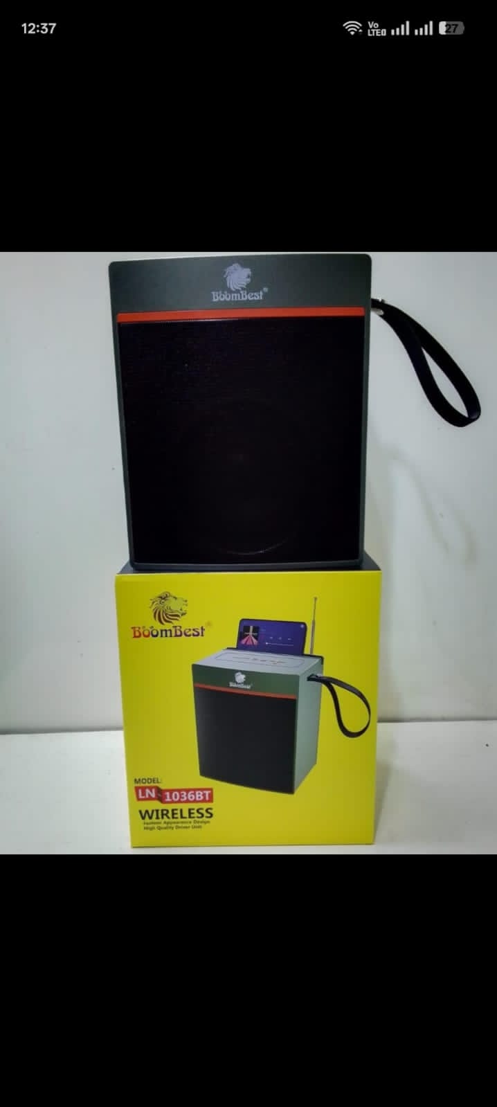 BOOMBEST LN-1036 BT PORTABLE BLUETOOTH SPEAKER – SUPER BASS, MULTI-MODE PLAYBACK & STRONG BATTERY