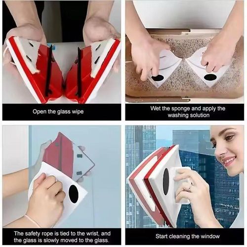 Double-layer Hollow Strong Magnetic window /Glass Cleaner For Housekeeping And Cleaning Glass