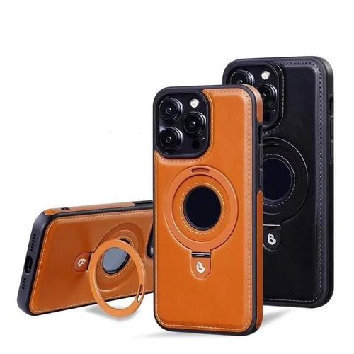 IPHONE 16 PRO/ 16 PROMAX/ 16/ IP 12PRO, IP 12PROMAX, IPH 15, IPH 15 PRO, IPH 15 PROMAX, IPH 14, IPH 14PRO, IPH 14 PROMAX,IPH 13,IPH 13PRO,IPH 13PROMAX MAGNETIC LEATHER BACK CASE WITH STAND AND HOLDER
