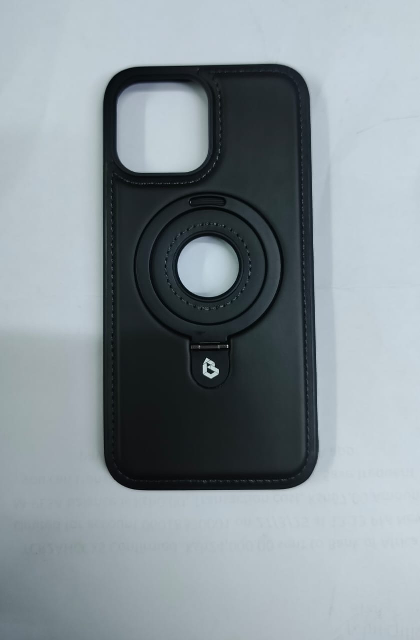 IPHONE 16 PRO/ 16 PROMAX/ 16/ IP 12PRO, IP 12PROMAX, IPH 15, IPH 15 PRO, IPH 15 PROMAX, IPH 14, IPH 14PRO, IPH 14 PROMAX,IPH 13,IPH 13PRO,IPH 13PROMAX MAGNETIC LEATHER BACK CASE WITH STAND AND HOLDER