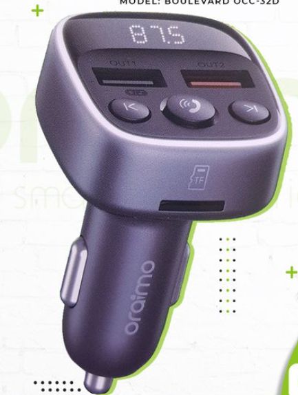 Boulevard OCC-32D car modulator with 18W fast charging