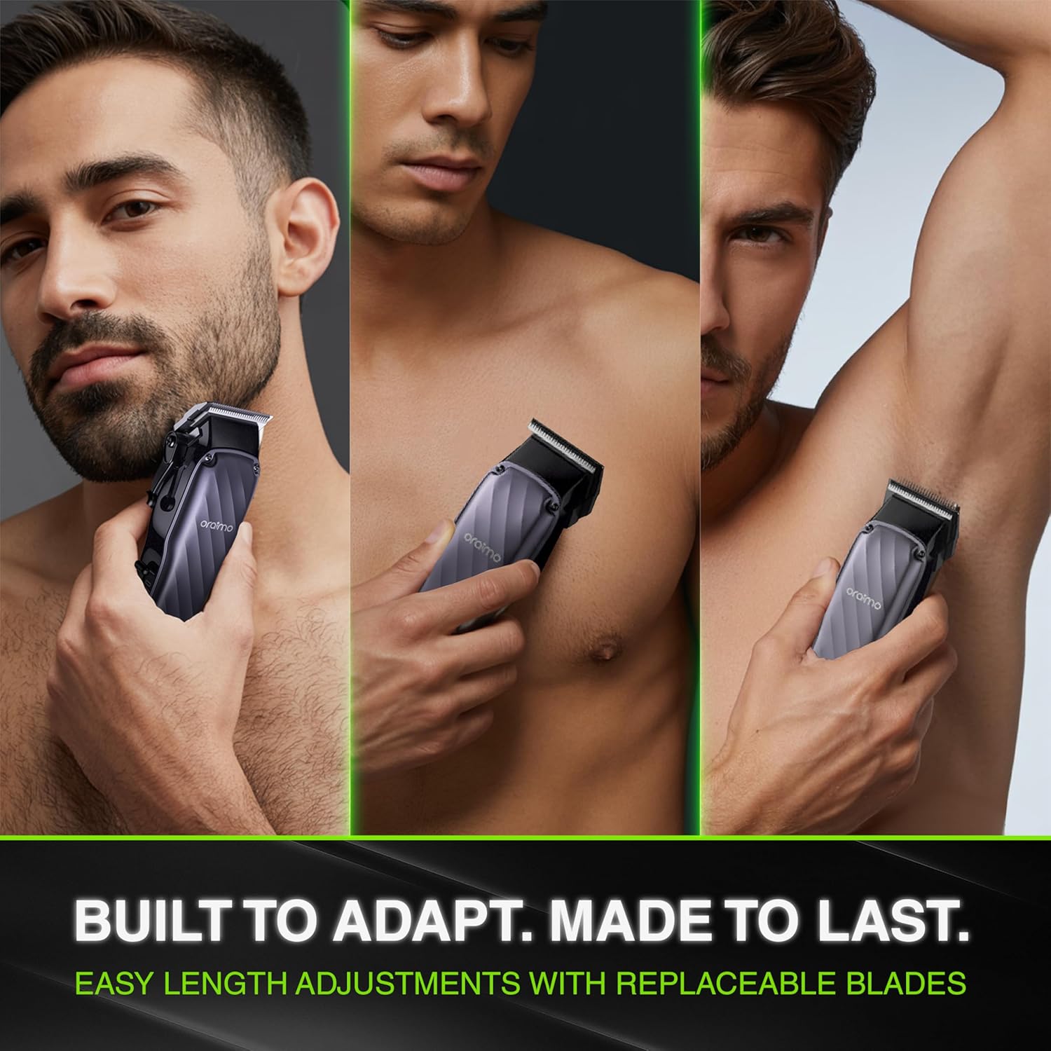 Smart Clipper Cordless Hair Clipper | Professional & Personal Grooming | Zero Gap Adjustable Self-Sharpening Blades | 150-Min Runtime | Full Body Trimmer with 4 Guide Combs (OPC-CL30C)