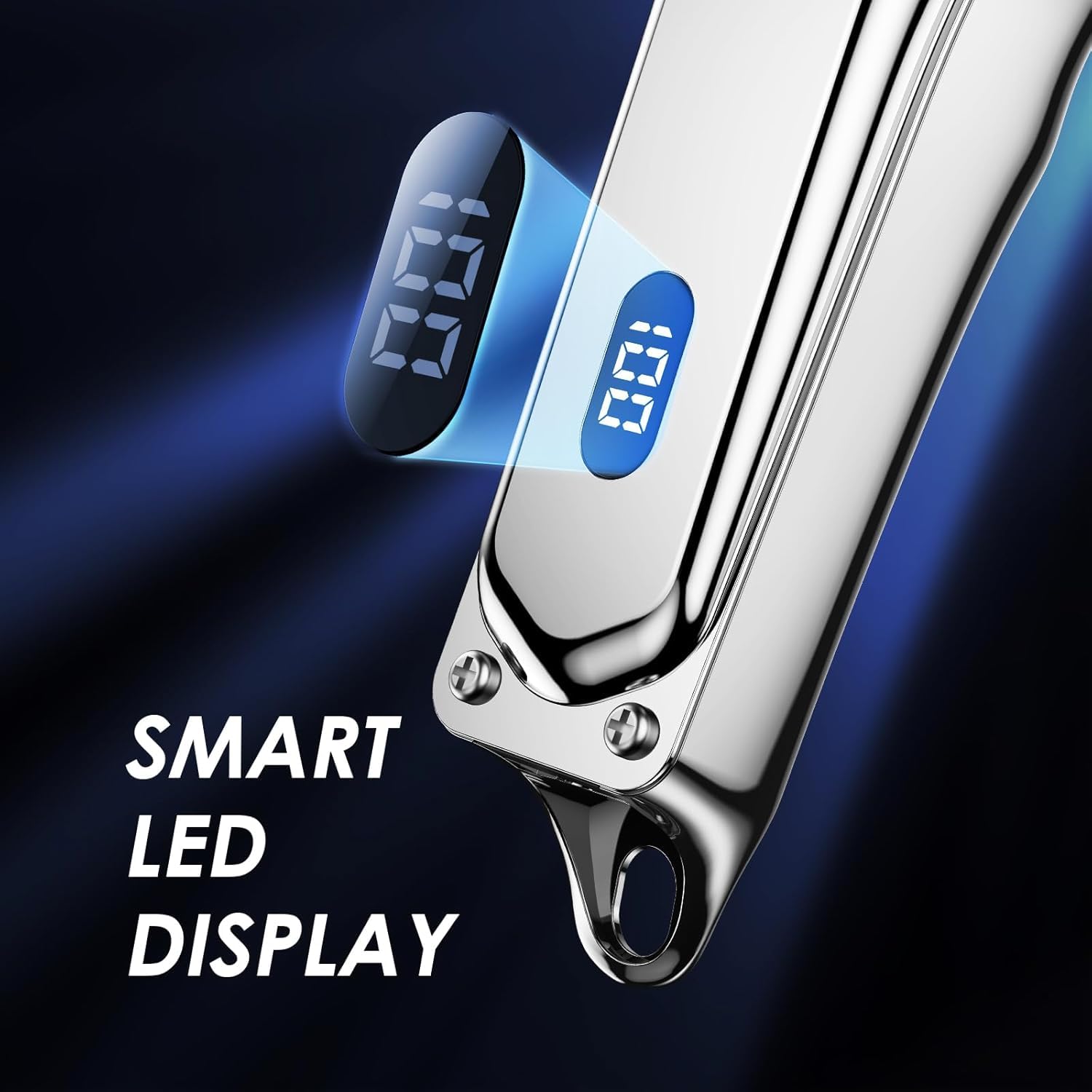 Smart Clipper 2 Cordless Trimmer for Men | Full Body Trimmer | Zero Gap Adjustment Blades | 150 Min Runtime | Display for Battery & Speed | Self-Sharpening Blades with 4 Guide Combs (OPC-CL30)