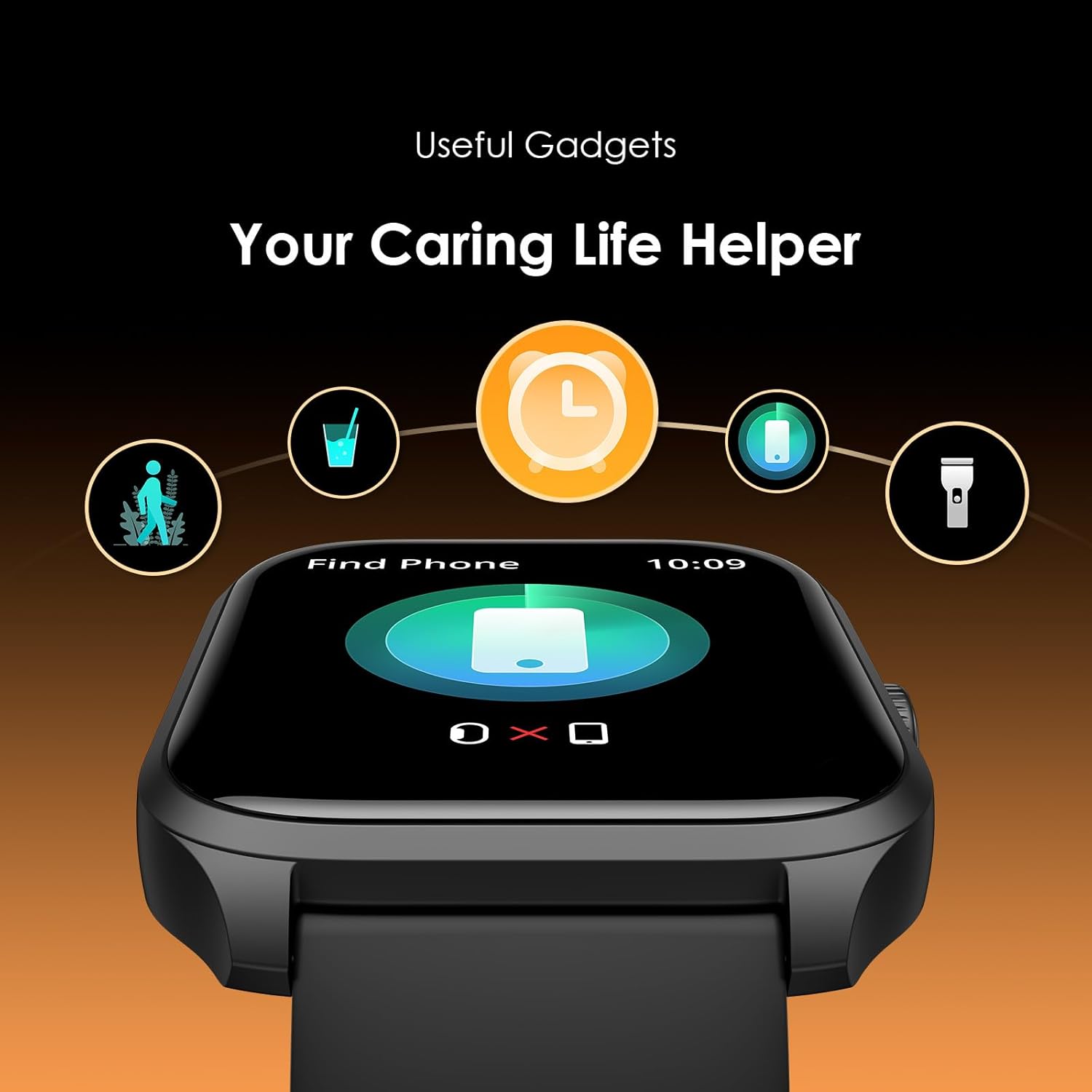 Smart Watch，2.01" HD Screen,IP68 Waterproof Fitness Watch,Long battery life,105+ Sports Trackers,Health tracking,Call Message Notification,Compatible with Android and iOS Nova 2 Lite OSW-814L