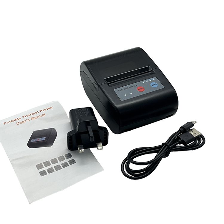 Bluetooth Printer Mini Portable 58mm with Type-C Wireless Portable Printer